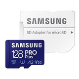 Cartão De Memória Samsung Microsd Pro Plus 128gb