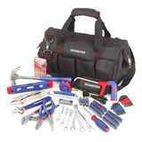 Kit Set Juego De Herramientas 155 Piezas En Bolso Workpro