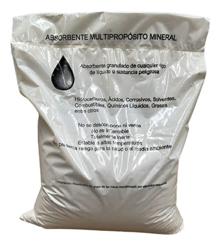 Absorbente Multipropósito Origen Mineral- Vermiculita, 10 Kg