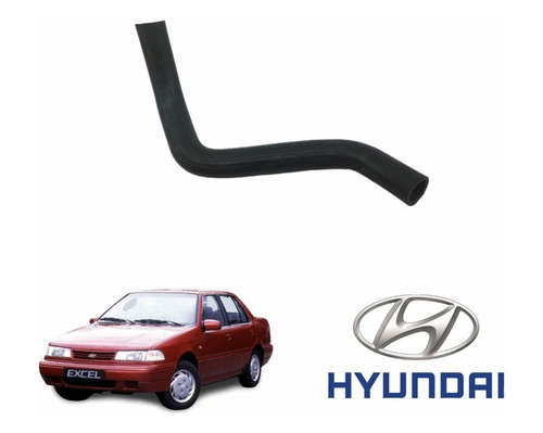 Manguera Inferior Radiador Hyundai Excel Gls Ls 1.5l Foto 2