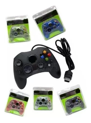 Control Compatible Con Xbox Clásico + Cable De Audio Y Video