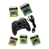 Control Compatible Con Xbox Clásico + Cable De Audio Y Video