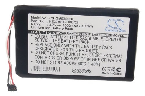 Bateria Para Garmin Edge 800 Edge 810 Part. N: Ke37be49d0dx3
