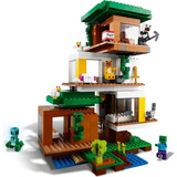 Lego Minecraft A Casa Da Árvore Moderna 909 Peças - 21174