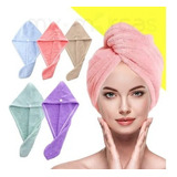 Toalla Para Secado Del Cabello Gorro Turbante Microfibra