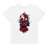 Playera Niño Vengadores Spiderman Halloween Dia Muertos Marv