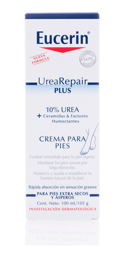 Crema Reparadora Para Pies Urea 10% - Eucerin 100 Ml