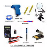 Kit Reparacion Celulares 10 Pzas Soldador 130w Lupa Estaño