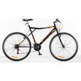 Bicicleta Mountain Bike Rodado 26  Futura Negra Y Naranja