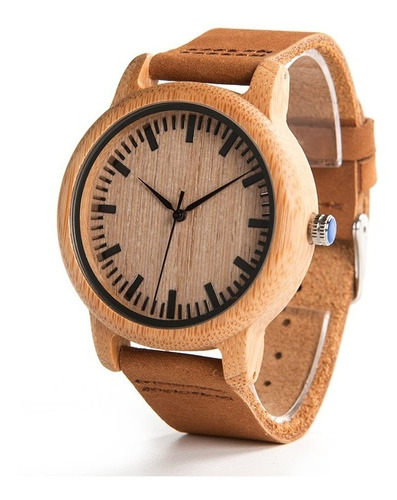 Reloj De Madera Bobo Bird A16 Bambú Piel