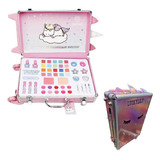 Maleta De Maquillaje Infantil Luckylily Con Ruedas