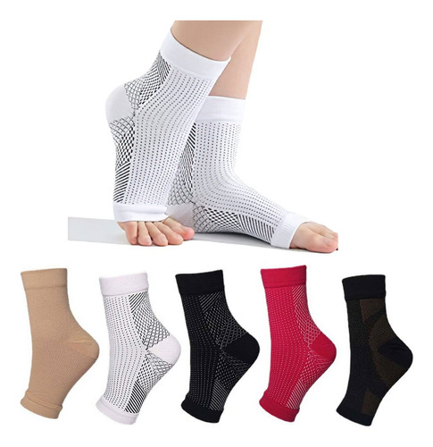 5 Pares De Calcetines Para Neuropatía, Mangas De Compresión