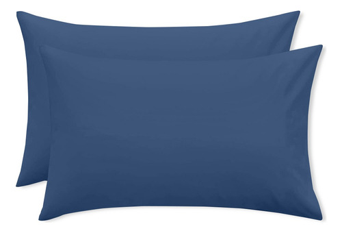 2 Fundas De Almohadas Estándar Queen Size Premium 51x76cm