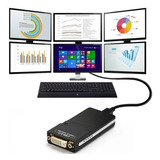 Tarjeta De Video Usb 2.0 A Vga Hdmi Y Dvi Uga