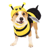 Disfraz De Perro Abeja De Halloween Para Mascotas