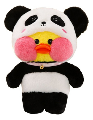 1 Peluche Pato Lalafanfan Con Panda Ropa Desmontable 30cm 1