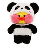 1 Peluche Pato Lalafanfan Con Panda Ropa Desmontable 30cm 1