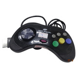 Controle Sega Saturn Original Cod 4 Preto Hss-0101