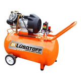 Compresor De Aire Eléctrico Lüsqtoff Lc-40100 Monofásico 100l 4hp 220v 50hz Naranja