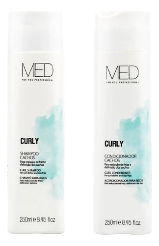 Kit Sh + Cond Cachos Mediterrani Curly Med For You - 250ml
