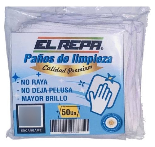 Paño Premium Limpia Pantalla 10cm X50uni