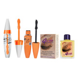 Kit Tratamiento Serum Aceite Prosa Y Rimel Exactitud Naranja