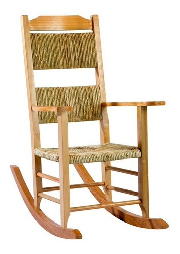 Cadeira De Balanço Nona S/ Almofada Em Madeira 110x64x120cm