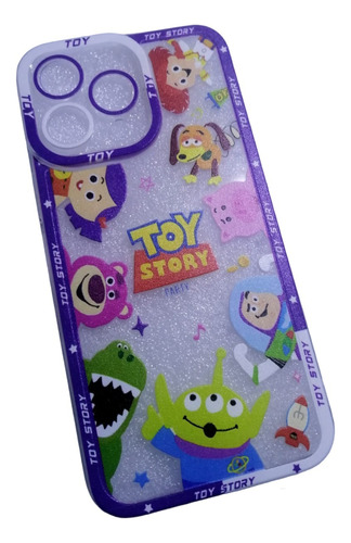 Funda Case Diseño Toy Story Para iPhone + Mica De Regalo