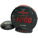 Reloj Despertador Sonic Alert, Extra Fuerte, Unidad Vibrante