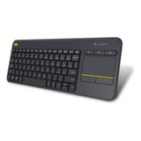 Teclado Sem Fio Com Mouse Integrado Bom Pequeno Portatil