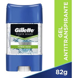 Gel Antitranspirante Gillette Power Rush 82 G Fragancia Neutro