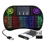 Kit 2 Mini Teclado Touchpad Mouse Wireless Tomate Mtb 107a