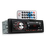 Auto Rádio Som Automotivo Bluetooth Mp3 Rádio Fm Usb Aux Sd