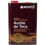 Aceite De Teca Monto Protección Y Cuidado De Maderas G&p 5 L