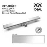 Desagüe Lineal De 70 Cm Revestir Ceramico Ideal