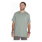 Polera M/c Merrell Tshirt Short Sleeve Verde Hombre