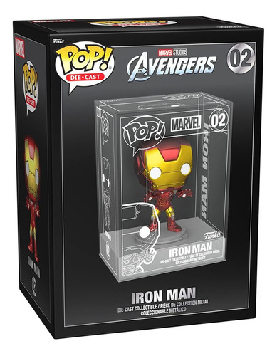 Funko Pop Iron Man #02 Die Cast Nuevo Marvel Avengers