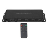 Conmutador De Interfaz Multimedia Hd De 4 Puertos Compatible