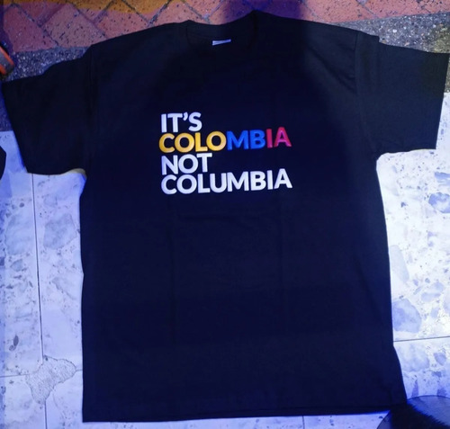 Camiseta Colombia Unisex /suvenir/recordatorio