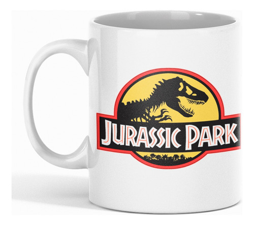 Taza De Café Jurassic Park Clásica 325ml Personializada 