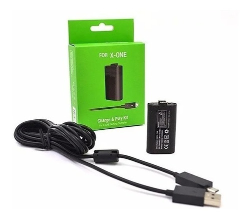 Charge And Play Para Xbox One Bateria P/ Controle + Cabo Usb