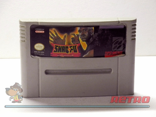 Cartucho Shaq Fu Para Consola Super Nntendo Snes