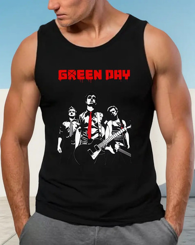 Regata Banda De Rock Green Day Camisa 100% Algodão
