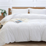 Duvet Cover Negro Líneas Microfibra King