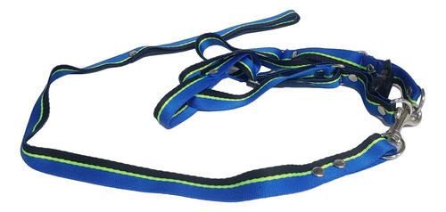 Arnés Pechera Paracaídas Collar Perro Azul Verde Negro S/m