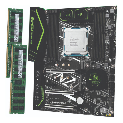 Kit Placa Mãe Huananzhi F8 + Xeon E5 2683 V4 + 128gb Ddr4