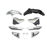 Kit De Plasticos Completo Yamaha Ybr125 Gris Claro Mtc