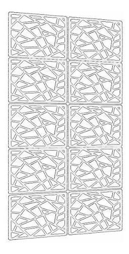 Lchen Divisor De Habitación Para Colgar, 10 Paneles De Mader