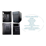 Micro Mini Atx Chasis Gabinete Negro Metalico Torre Unitec