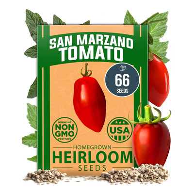 Semillas De Tomate San Marzano - 66 Unidades Para Cultivo In | Meses sin interés